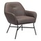 Modern Home 30&#x22; Brown and Black Vintage Style Upholstered Accent Chair